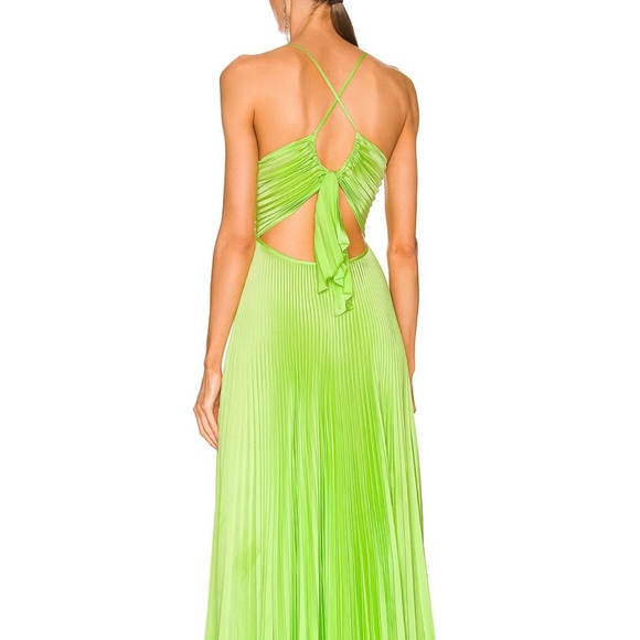 A.L.C. Satin Pleated Aries dress - Picture 2 of 2